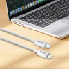 Tech-Protect Ultraboost Lite USB-C / Lightning kabelis PD27W/3A 200 cm, Cool Grey