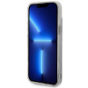 Guess GUBPP14SHMEACSK komplekts: apvāks un bezvadu lādētājs Apple iPhone 14 6.1", melns cietais apvāks Marble MagSafe