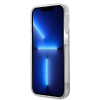 Guess GUBPP14LHMEACSK komplekts: apvāks un bezvadu lādētājs Apple iPhone 14 Pro 6.1", melns cietais apvāks Marble MagSafe
