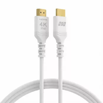 EFB Elektronik HDMI-20-00011 balts HDMI vads High Speed ar Ethernet, 4K60Hz, 18 Gbit/s, 0.5 m, saderība ar HDMI 2.0