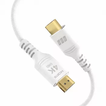 Balts 3 m HDMI kabelis EFB Elektronik HDMI-20-00014, High Speed ar Ethernet, 4K60Hz, 18 Gbit/s, saderīgs ar HDMI 2.0