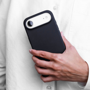 Vonmählen apvalks no mīksta silikona Apple iPhone 17 Air, tumši zilā krāsā (MSC00098)