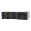 QNAP TS-h1655XeU-RP-8G NAS serveris statīvam, 16 nodalījumi, neliels dziļums, 8 GB RAM, 2x 10GbE, dublēts barošanas bloks