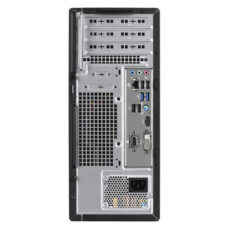 Actina Prime i3-12100 Mini Tower stacionārais dators, Intel Core i3-12100, 8 GB DDR4 RAM, 512 GB SSD, Windows 11 Home, melnā krāsā
