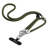 Tech-Protect C10S Rope Crossbody & Wrist siksniņu komplekts tālrunim, olīvzaļa/titāna krāsā