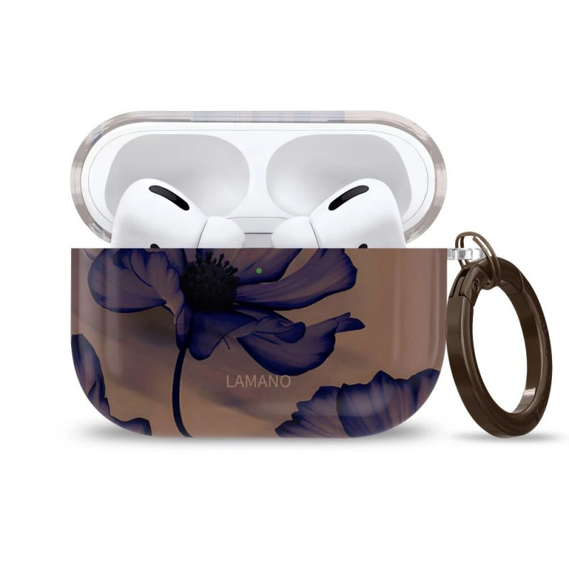 Apple AirPods Pro 1 / 2 futrālis Tech-Protect Lamano, Samtainā nakts