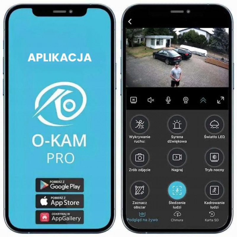 Orllo Z1 āra IP kamera cauruļveida, 4K, 8MP, Wi-Fi