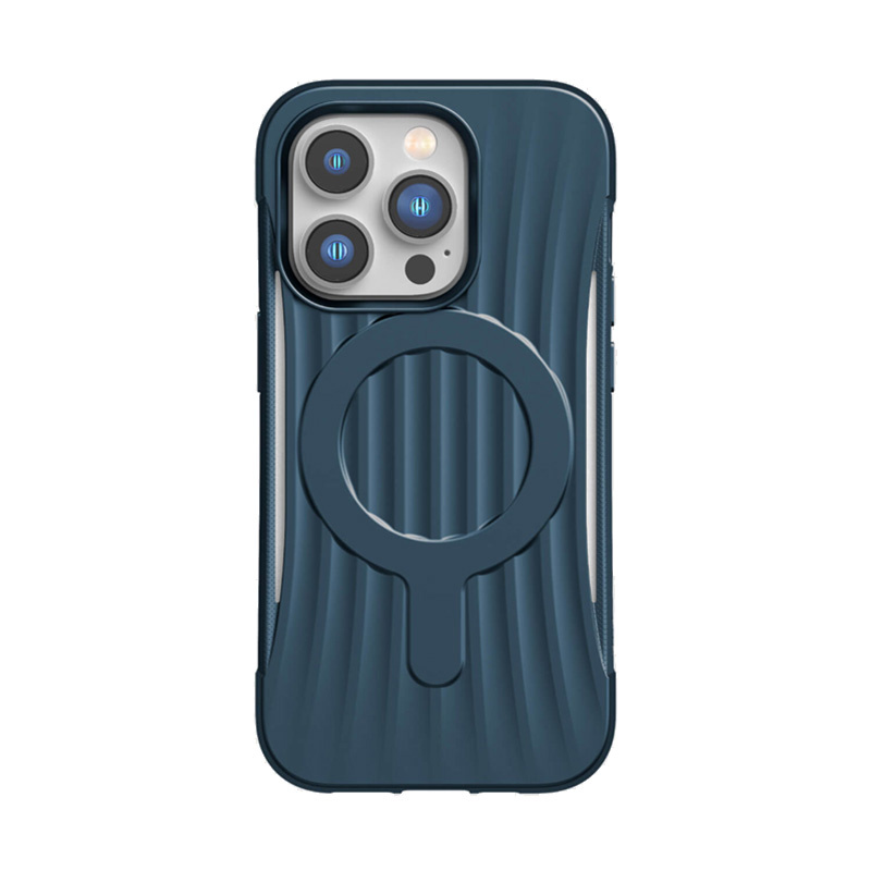 X-Doria Raptic Clutch MagSafe telefona vāciņš XDR222 Apple iPhone 14 Pro, jūras zils