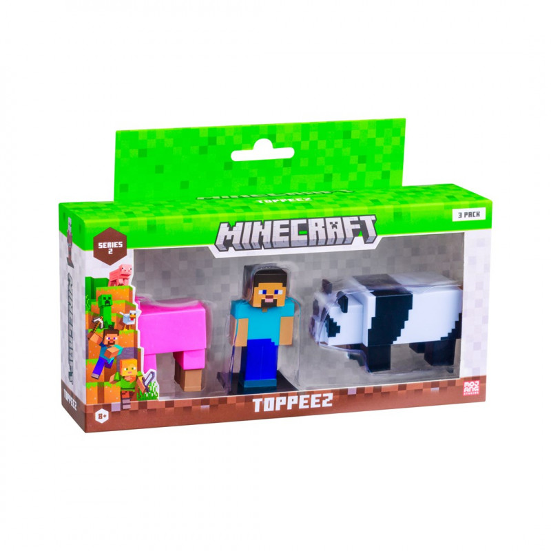 P.m.i. Kids World Minecraft S2 - komplekts ar 3 figūriņām (sortiments)