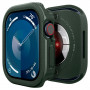 Spigen Caseology Vault aizsargapvalks Apple Watch 10 / 11 46 mm pulkstenim, pusnakts zaļā krāsā