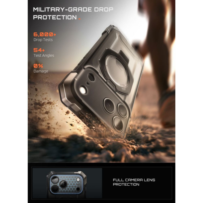 Supcase UB Grip Mag MagSafe vāciņš Apple iPhone 17 Pro / 18 Pro, melns
