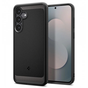Spigen Rugged Armor maciņš Samsung Galaxy S25 FE, matēti melns