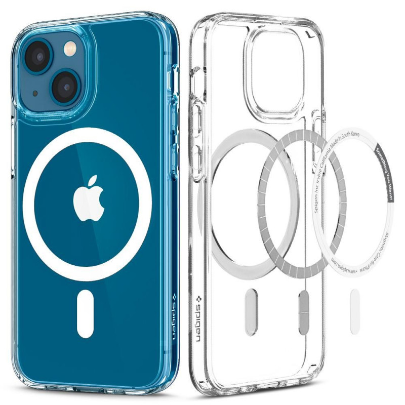 Spigen Ultra Hybrid Mag MagSafe Apple iPhone 13 mini maciņš, balts