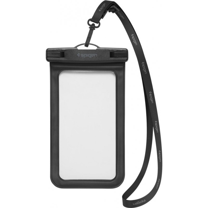 Spigen A601 Aqua Shield universālais ūdensizturīgais maciņš, melns