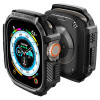 Spigen Rugged Armor aizsargapvalks Apple Watch Ultra 49 mm, matēti melns (ACS05456)