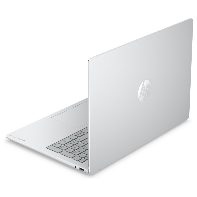HP OmniBook 3 16-bu0057ngx 16" WUXGA portatīvais dators, Intel Core Ultra 5 225U, 16 GB RAM, 512 GB SSD, Windows 11 Home, vācu tastatūra (QWERTZ), sudraba
