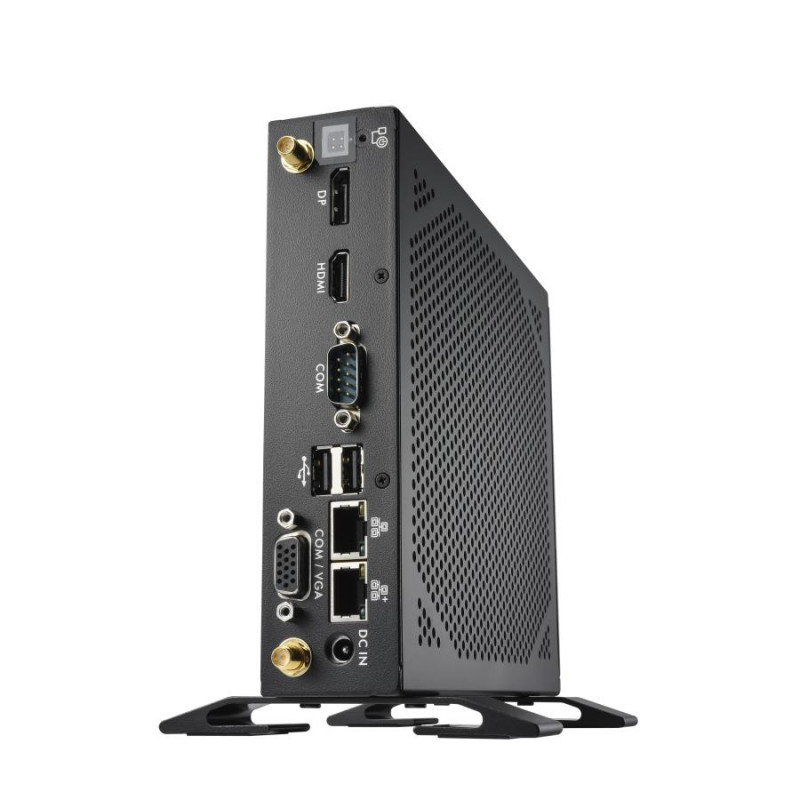 Shuttle DS50U barebone mini dators, Celeron 7305, 8 GB DDR5 RAM, melns