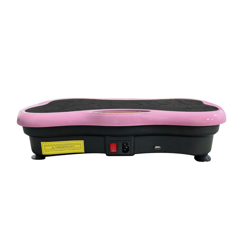 Extralink Moonwalk SpinMove vibrācijas platforma fitnesam, 200 W, rozā