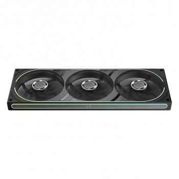 TRYX FOBR 360 mm ARGB korpusa ventilators, PWM, 3-in-1, melns