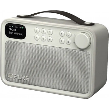 Pure Bloom pārnēsājamais Bluetooth DAB+/FM radio, IPX5, uzlādējams, Sand