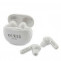 Guess GUTWS1CWHTWS bezvadu auskari ar dokstaciju, Bluetooth 5.0, balti