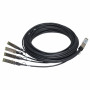Hp Enterprise HPE X240 QSFP+ uz 4x10G SFP+ 3 m Direct Attach Copper sadalītāja kabelis