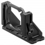 Simucube Wheelbase Mount v2 kronšteins, -24 līdz +20 grādu slīpums, alumīnijs, melns