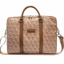 Guess GCube Stripes GUCB15HGCFSEW portatīvā datora soma, līdz 16 collām, brūna