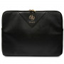 Guess ZIP Leather Triangle portatīvā datora futrālis, 14 collas, GUCS14ZPGSTEGK, melns