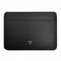 Guess GUCS14PSATLK Saffiano Triangle portatīvā datora maciņš 13/14", melns
