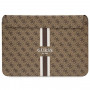 Guess GUCS14P4RPSW klēpjdatora futrālis 14 collas, 4G Printed Stripes, brūns