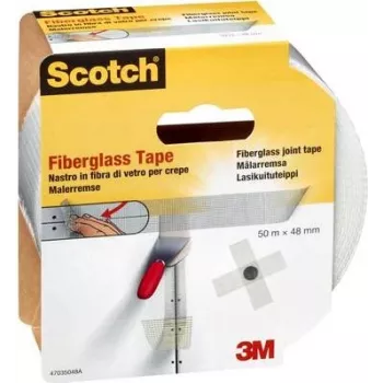 3M 47035048 baltais remonta līmlente 50 m x 48 mm, 1 rullis