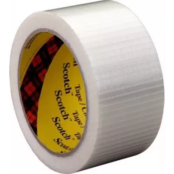 3M Bidirectional Filament Tape 8959, 50 mm x 50 m, caurspīdīga, lietošanai iekštelpās 89595050