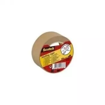 3M Scotch P5050 papīra iepakojuma lente, 50 mm x 50 m, brūna, stipra saķere, klusa, 110 µm