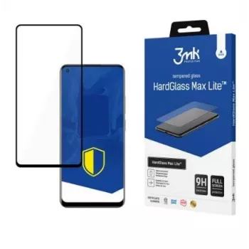 3MK HardGlass Max Lite rūdīta stikla aizsargplēve Realme 11 - Melna
