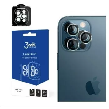 3MK Lens Protection Pro iPhone 12 Pro – rūdīta stikla kameras lēcu aizsargs (3 iepakojumā)