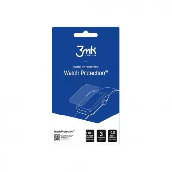 3MK Watch Protection FlexibleGlass hibrīda stikla ekrāna aizsargs Garmin Forerunner 165 - 7H cietība, 0,2 mm, bez burbuļiem