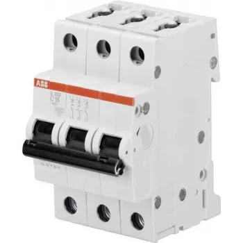 ABB 2CDS253001R0024 3-polīgais 2A C-raksturlīknes automātiskais slēdzis 6kA