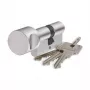 ABUS dubultais cilindrs 45x55mm matēts niķelis garš 3 atslēgas