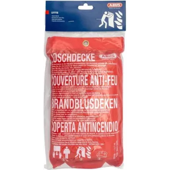 ABUS LD1118 ugunsdrošības sega 100 x 100 cm, stikla šķiedra, sarkana, DIN EN 1869:2001, 86672