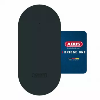 ABUS Security-Center BRIDGE One viedās mājas WLAN tilts (ABBO10000B), melns, 230 V, ar Bluetooth