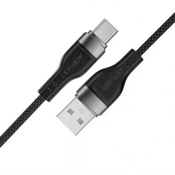 ACEFAST C11-04 USB-A to USB-C 3A Magnetic Braided Cable 1,2m Black