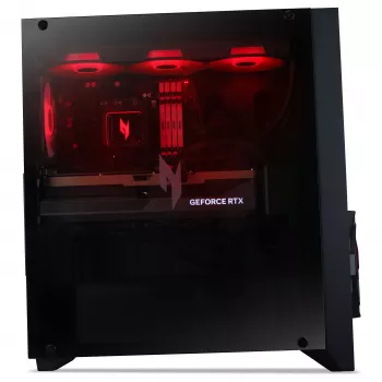 Acer Nitro 70 N70X3D-100 spēļu galddators - AMD Ryzen 7 9800X3D, 32GB DDR5, 2TB NVMe SSD, NVIDIA GeForce RTX 5080, Windows 11 Home, melns