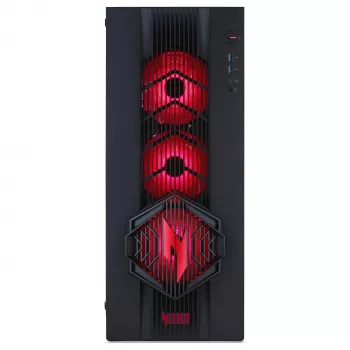 Acer Nitro 70 N70X3D-100 spēļu galddators - AMD Ryzen 7 9800X3D, 32GB DDR5, 2TB NVMe SSD, NVIDIA GeForce RTX 5080, Windows 11 Home, melns