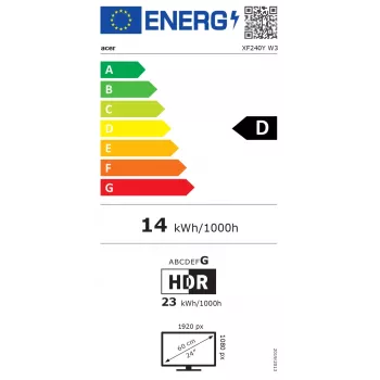 Acer Nitro XF274X Ergo 27 collu Full HD IPS 240Hz spēļu monitors