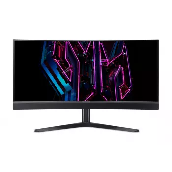 Acer Predator X34QXC Ergo OLED 86 cm 34 collu izliekts 1800R WQHD ZeroFrame OLED 360 Hz 21:9 0.03 ms (GTG) 1300 nits 2x HDMI 2.1 2x DP 1x USB-C iebūvēti skaļruņi
