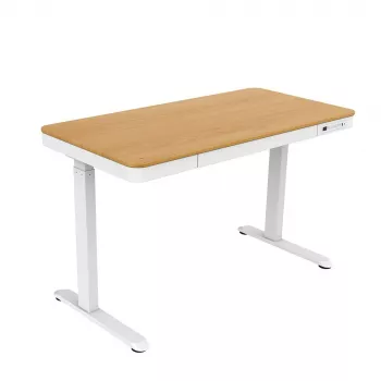 ACJ ACTIVEJET elektriski regulējams rakstāmgalds 120x60 ET119S Balts/Ozols