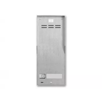 ACO FAM-P-1NPACC NT Surface-Mounted Outdoor Intercom Panel with RFID Reader for 1 Apartment, Silver