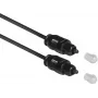 ACT 1,2m SPDIF TOSlink optiskais audio kabelis, vīrišķais uz vīrišķo, melns, rāvējslēdzēja maisiņā AC3690