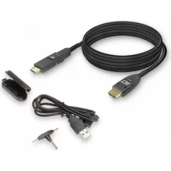 ACT 40m HDMI High Speed 4K aktīvais optiskais kabelis ar noņemamu savienotāju HDMI-A Male to HDMI-A Male (AK4105)